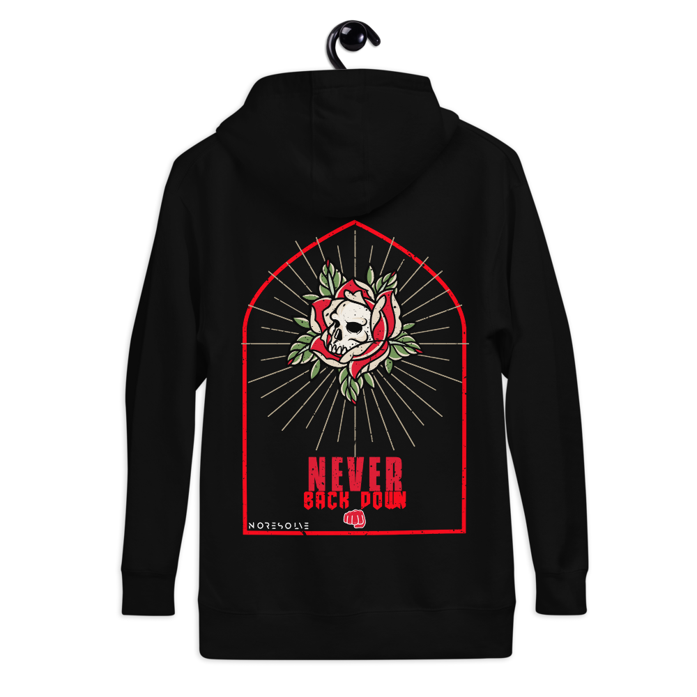 "Never Back Down" Official No Resolve Unisex Hoodie